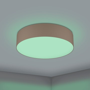 Eglo 31767 - LED RGBW Stmievateľné stropné svietidlo ROMAO-Z LED/35W/230V 2700-6500K pr. 57 cm béžovo-šedá