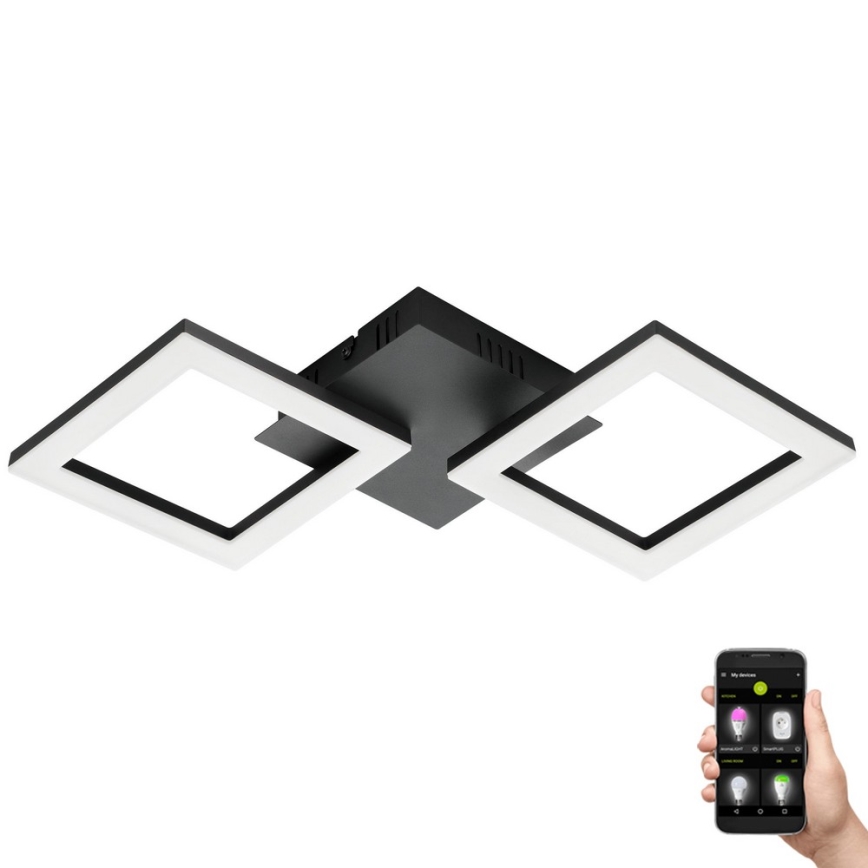 Eglo 31773 - LED Stmievateľné stropné svietidlo PARANDAY-Z LED/15,5W/230V 3000-6500K čierna