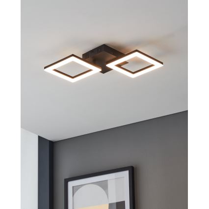 Eglo 31773 - LED Stmievateľné stropné svietidlo PARANDAY-Z LED/15,5W/230V 3000-6500K čierna