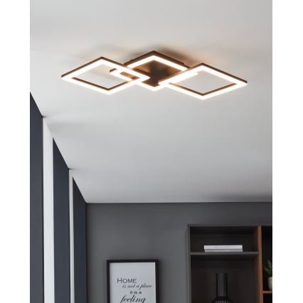Eglo 31775 - LED Stmievateľné stropné svietidlo PARANDAY-Z LED/32,4W/230V 3000-6500K čierna