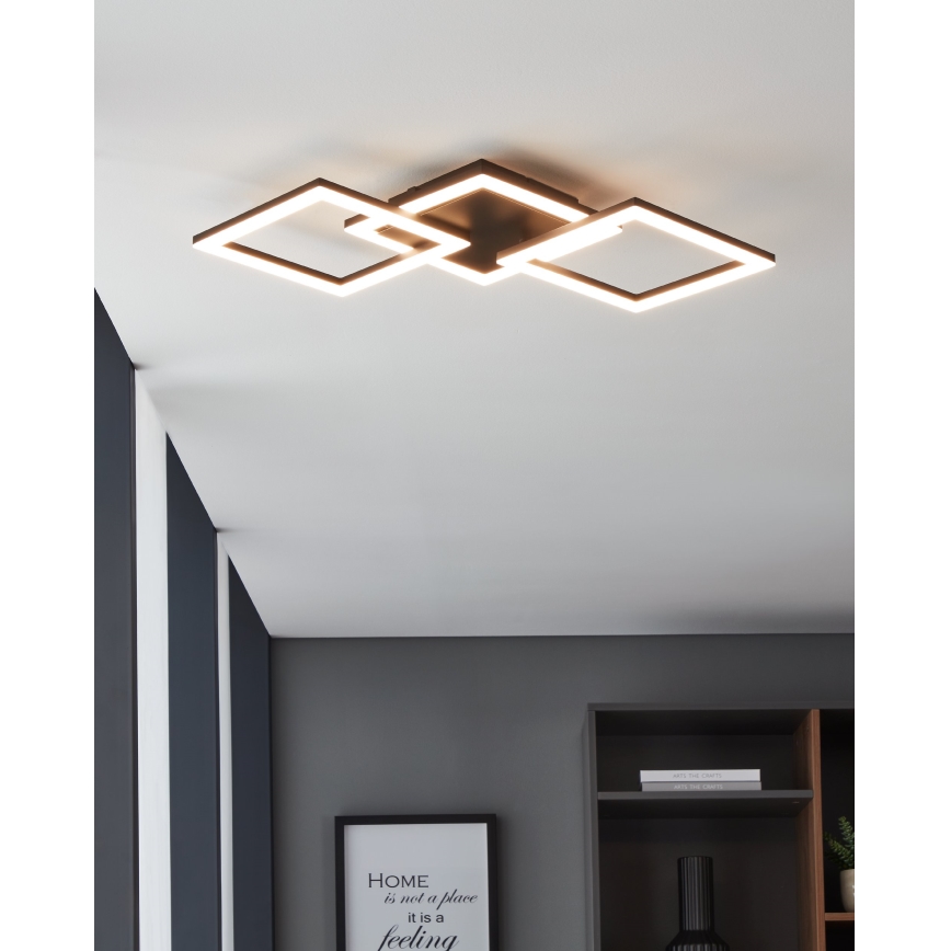 Eglo 31775 - LED Stmievateľné stropné svietidlo PARANDAY-Z LED/32,4W/230V 3000-6500K čierna
