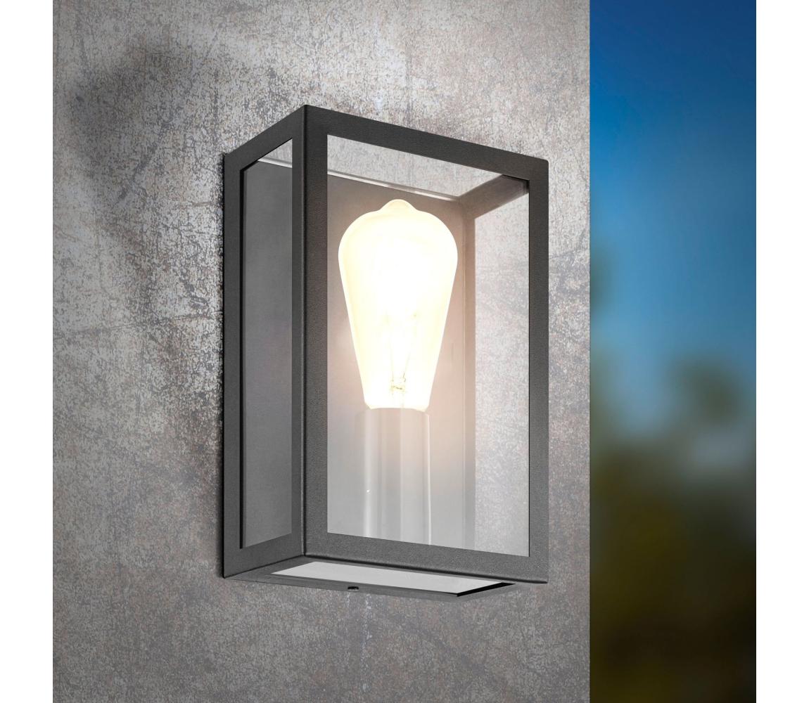Eglo 31778-LED RGBW stmievateľné vonkajšie nástenné svietidlo ALAMONTE-Z LED/4,9W/230V IP44 čierna 31778