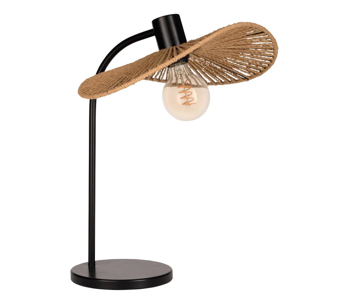 Eglo 31965 - Stolová lampa SIRUELA 1xE27/42W/230V hnedá/čierna 31965