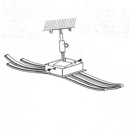 Eglo - LED stropné svietidlo LED/26W/230V