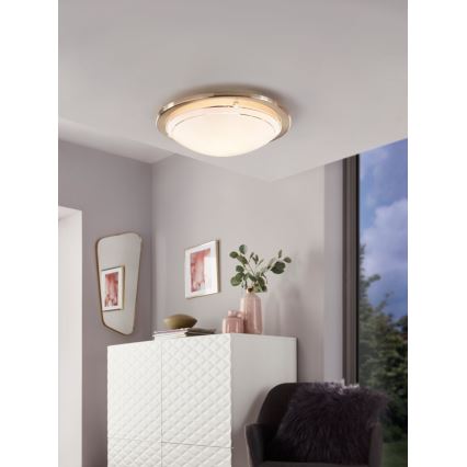 Eglo 32094 - LED Stropné svietidlo PLANET LED/11W/230V 3000K matný chróm