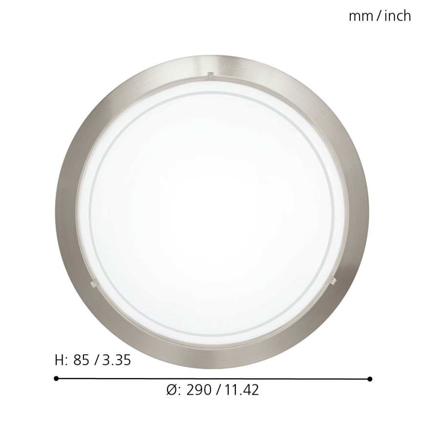 Eglo 32094 - LED Stropné svietidlo PLANET LED/11W/230V 3000K matný chróm