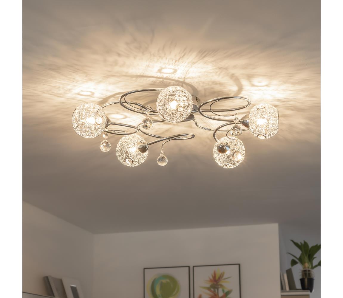 Eglo 32103 - LED prisadený luster VELAGO 5xG9/33W/230V lesklý chróm 32103