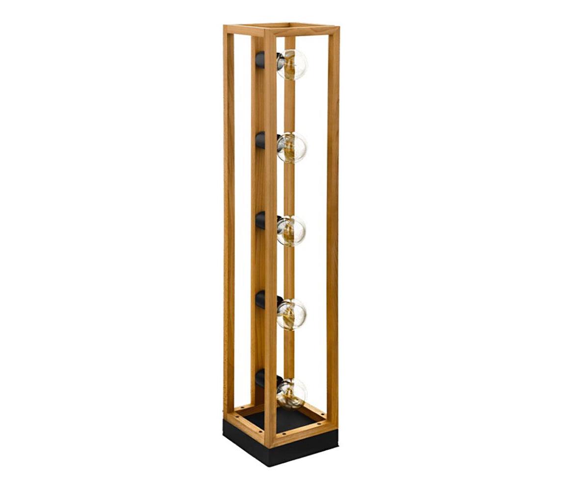 Eglo 32148 - Stojacia lampa BLACKCROWN 5xE27/40W/230V hnedá 32148