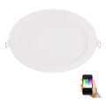 Eglo 32315 - LED RGBW Stmievateľné podhľadové svietidlo FUEVA-CW LED/16W/230V 2700-6500K pr. 22,5 cm biela