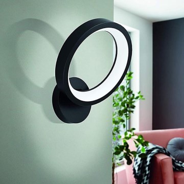 Eglo 32325 - LED RGBW Stmievateľné nástenné svietidlo MARGHERA-C LED/16W/230V 2700-6500K čierna
