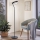 Eglo 32327 - LED RGBW stmievateľná stojacia lampa MARGHERA-C LED/15,5W/230V 2700-6500K čierna