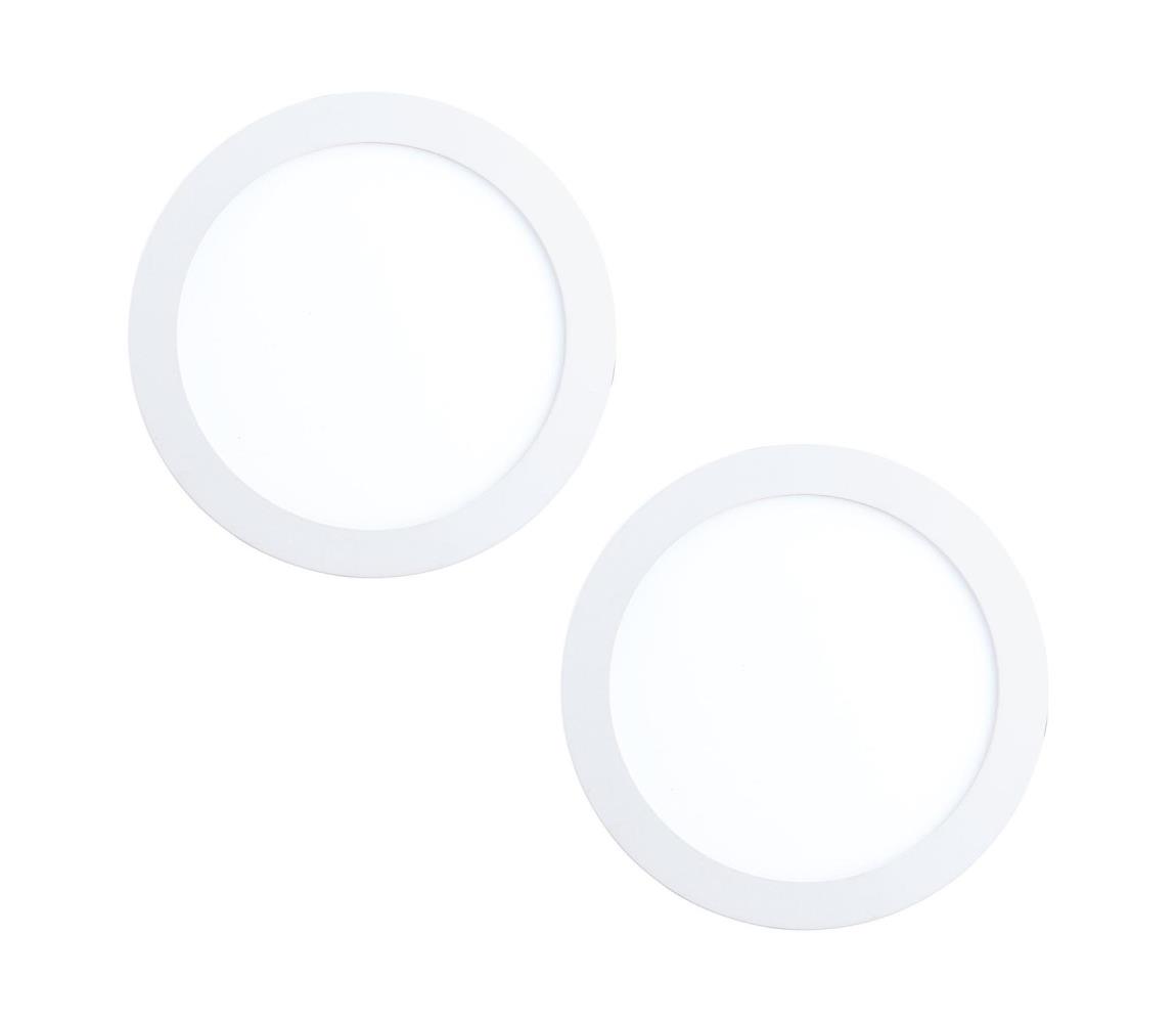 Eglo 32387 - SADA 2× LED zapustené stropné svietidlo FUEVA LED/15,5W/230V 32387