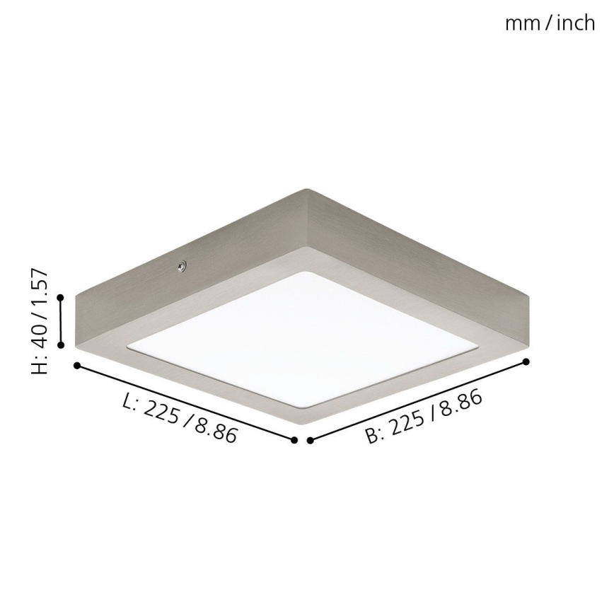 Eglo 32445 - LED Stropné svietidlo FUEVA 1 LED/18W/230V