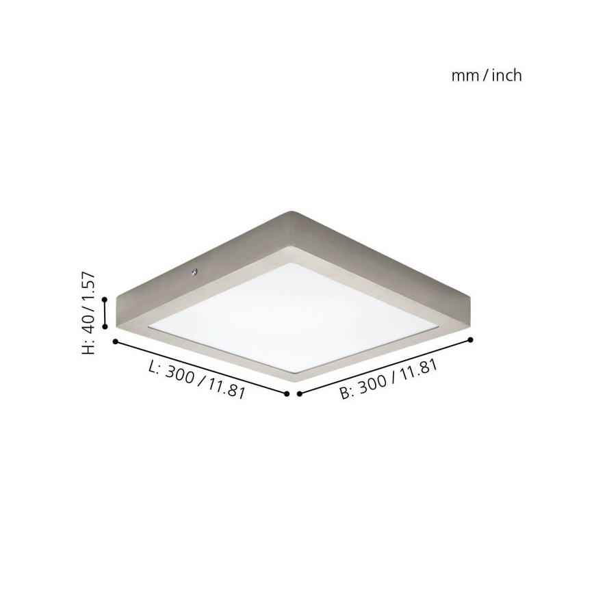 Eglo 32446 - LED Stropné svietidlo FUEVA 1 LED/24W/230V