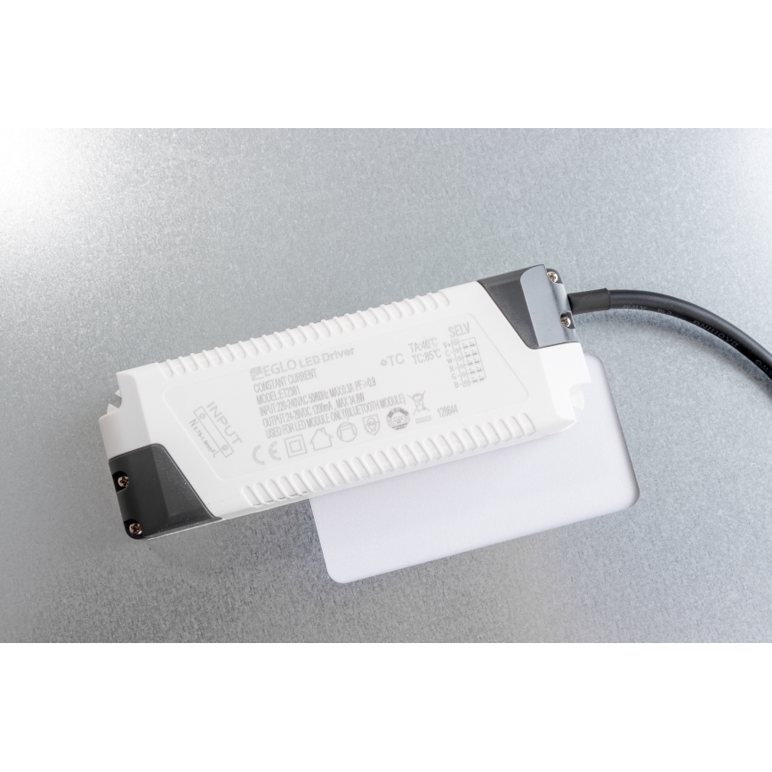 Eglo 32547 - LED RGBW Stmievateľný prisadený/podhľadový panel 2v1 SALOBRENA-C LED/34W/230V biela 60x60 cm + diaľkové ovládanie