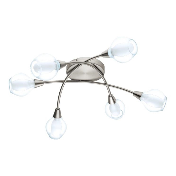 Eglo 32595 - Prisadený luster ARNADO 6xG9/33W/230V matný chróm