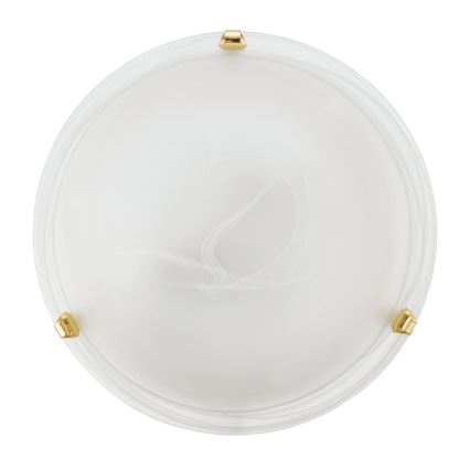 Eglo 32601 - LED stropné svietidlo SALOME LED/11W/230V priemer 30 cm zlaté / alabastrové sklo