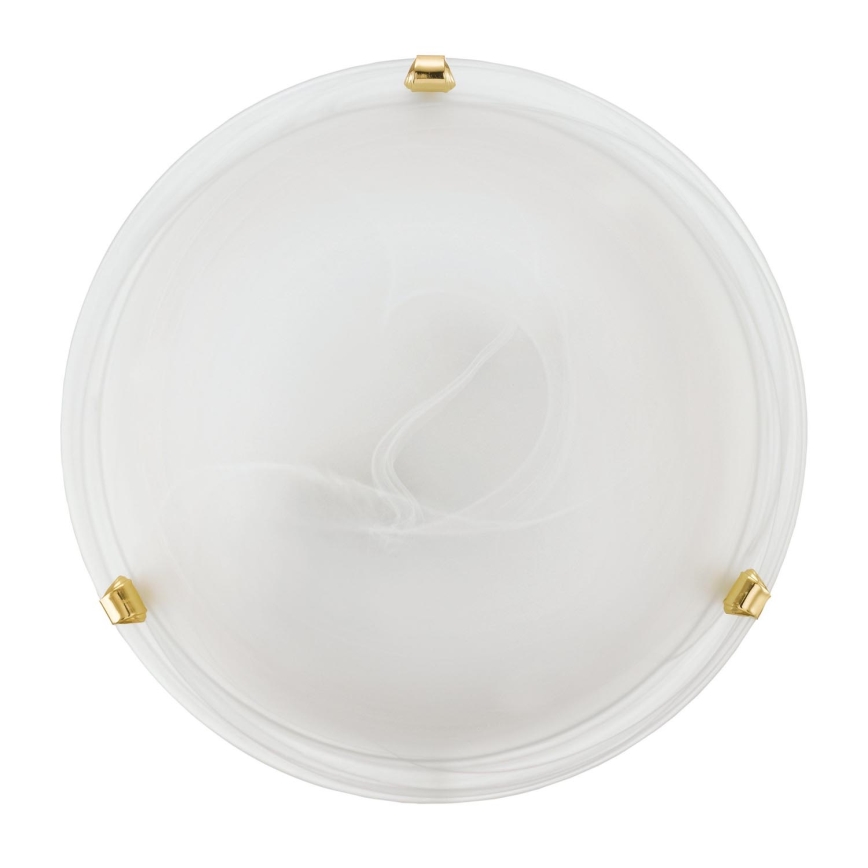 Eglo 32601 - LED stropné svietidlo SALOME LED/11W/230V priemer 30 cm zlaté / alabastrové sklo