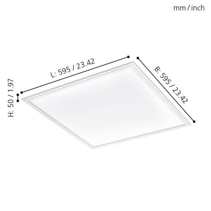 Eglo - LED Stropné svietidlo LED/40W/230V