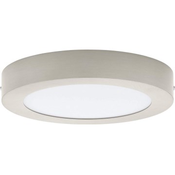 Eglo 32817 - LED stmievateľné stropné svietidlo FUEVA LED/21W/230V 3000-6500K priemer 30 cm matný chróm + diaľkové ovládanie