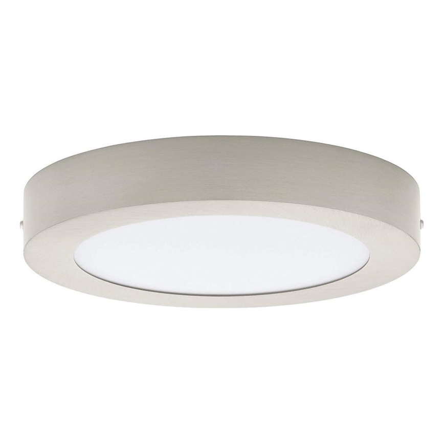 Eglo 32817 - LED stmievateľné stropné svietidlo FUEVA LED/21W/230V 3000-6500K priemer 30 cm matný chróm + diaľkové ovládanie