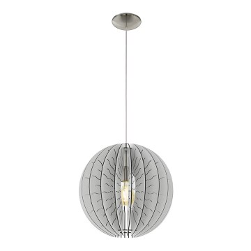 Eglo 32821 - Luster FABESSA 1xE27/60W/230 biela
