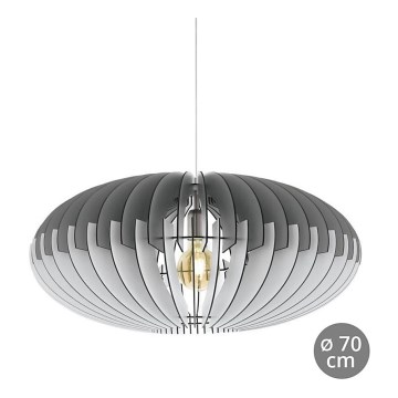 Eglo 32834 - Závesný luster SOTOS na lankách 1xE27/60W/230V pr. 700 mm
