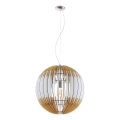 Eglo 32847 - Luster na lanku OLMERO 1xE27/60W/230V