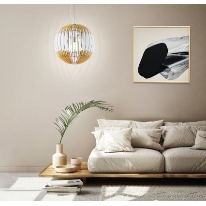 Eglo 32847 - Závesný luster OLMERO na lanku 1xE27/60W/230V