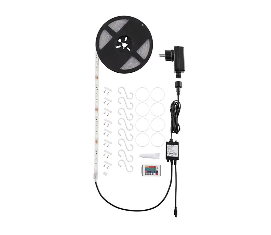 Eglo 32859 - LED RGB stmievateľný COB pás 5 m LED/12W/230V 4000K IP44 s diaľkovým ovládačom 32859