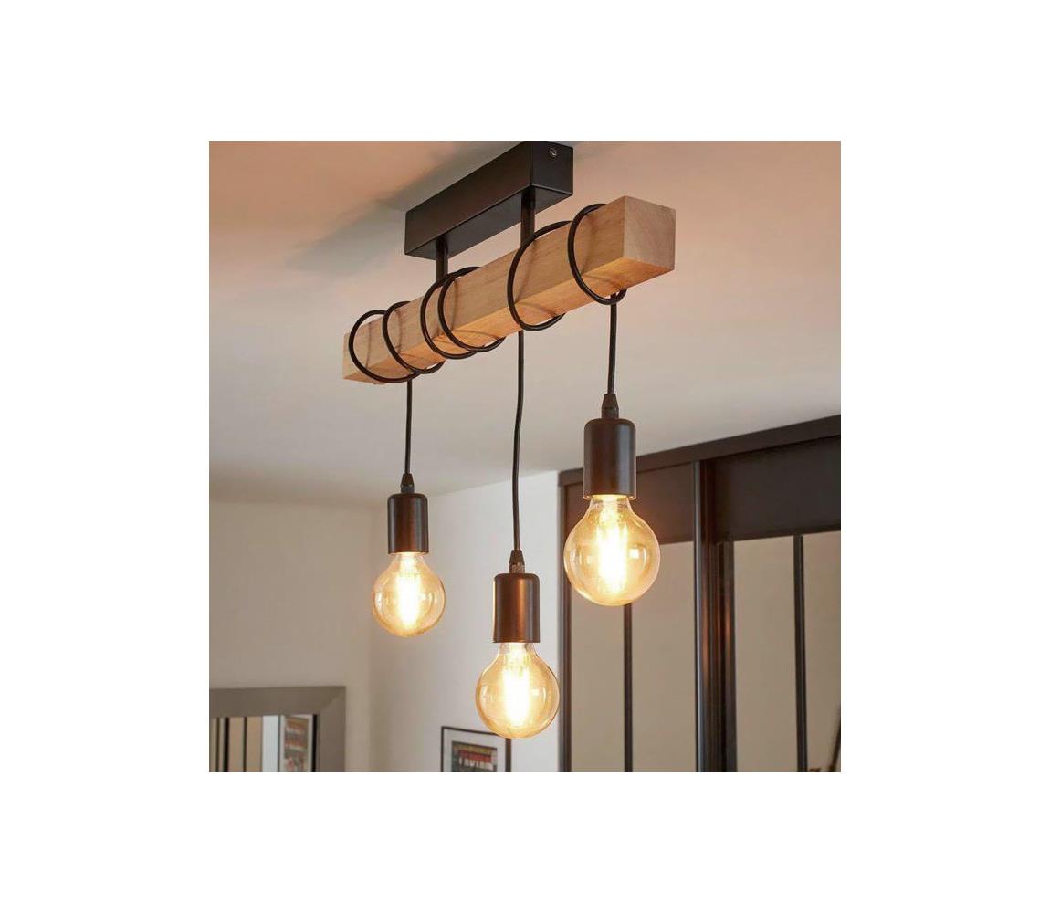 Eglo 32915 - Luster prisadený TOWNSHEND 3xE27/60W/230V 32915