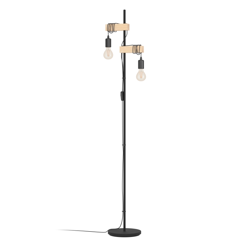 Eglo - Stojacia lampa TOWNSHEND 2xE27/10W/230V