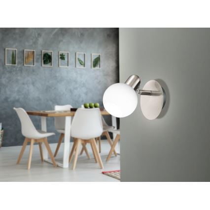 Eglo 32925 - LED stmievateľné nástenné bodové svietidlo COMBA 1xE14/6W/230V matný chróm