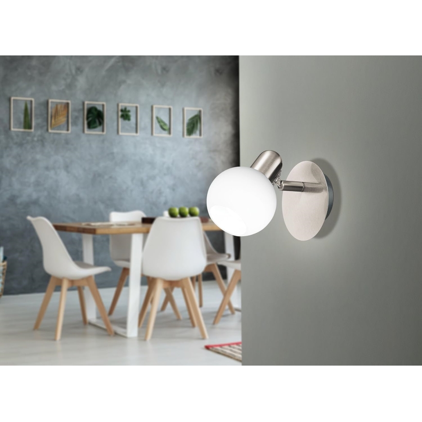 Eglo 32925 - LED stmievateľné nástenné bodové svietidlo COMBA 1xE14/6W/230V matný chróm