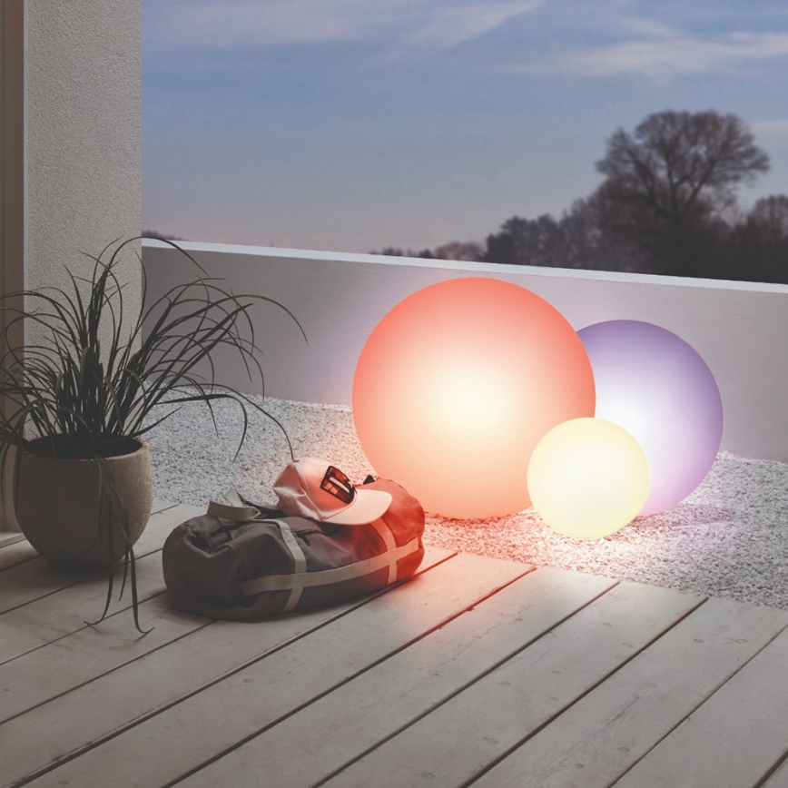 Eglo 32998 - LED RGBW Vonkajšia stojacia lampa MONTEROLO 1xE27/9W/230V IP65 ø390