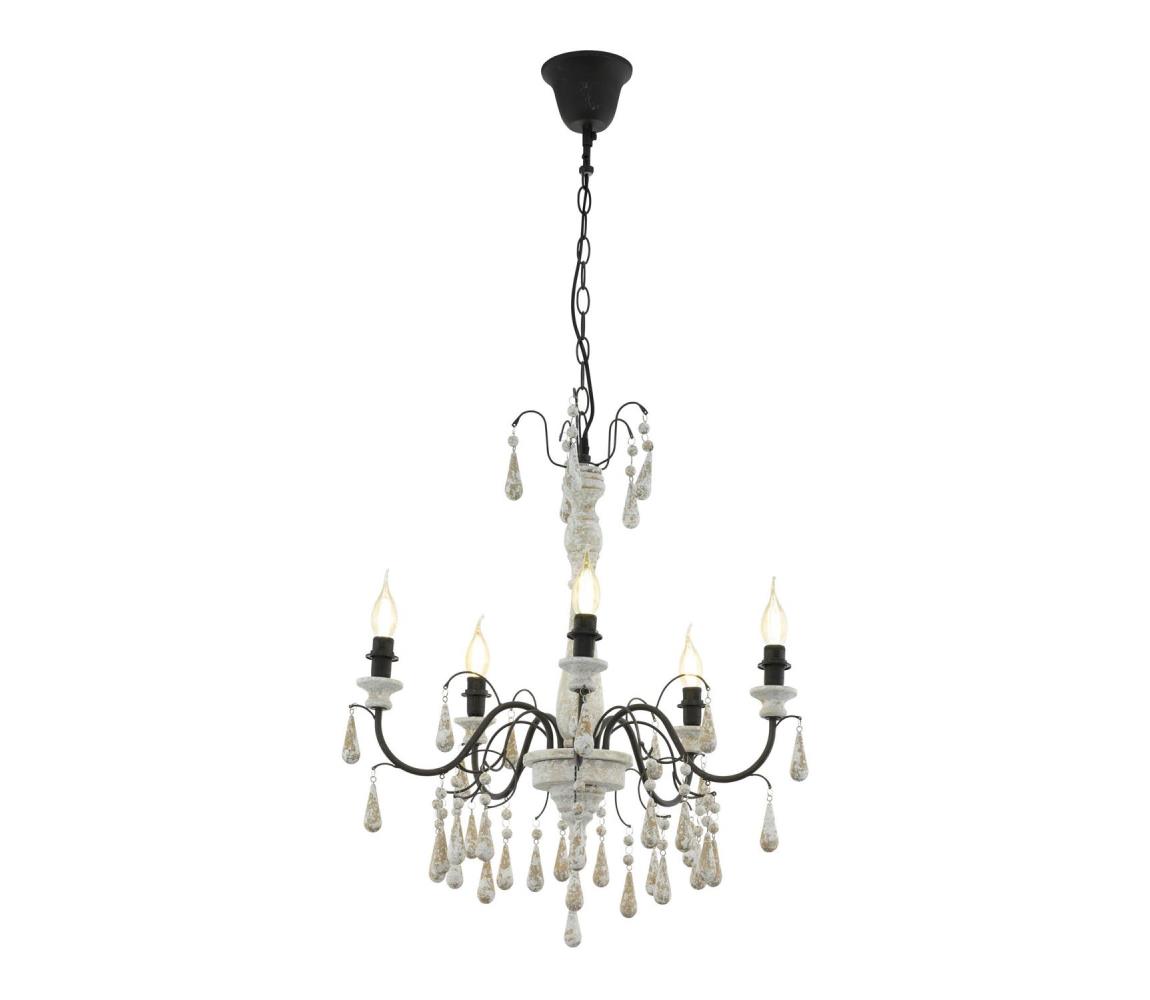 Eglo 33011 - Závesný luster na reťazi 5xE14/40W/230V 33011