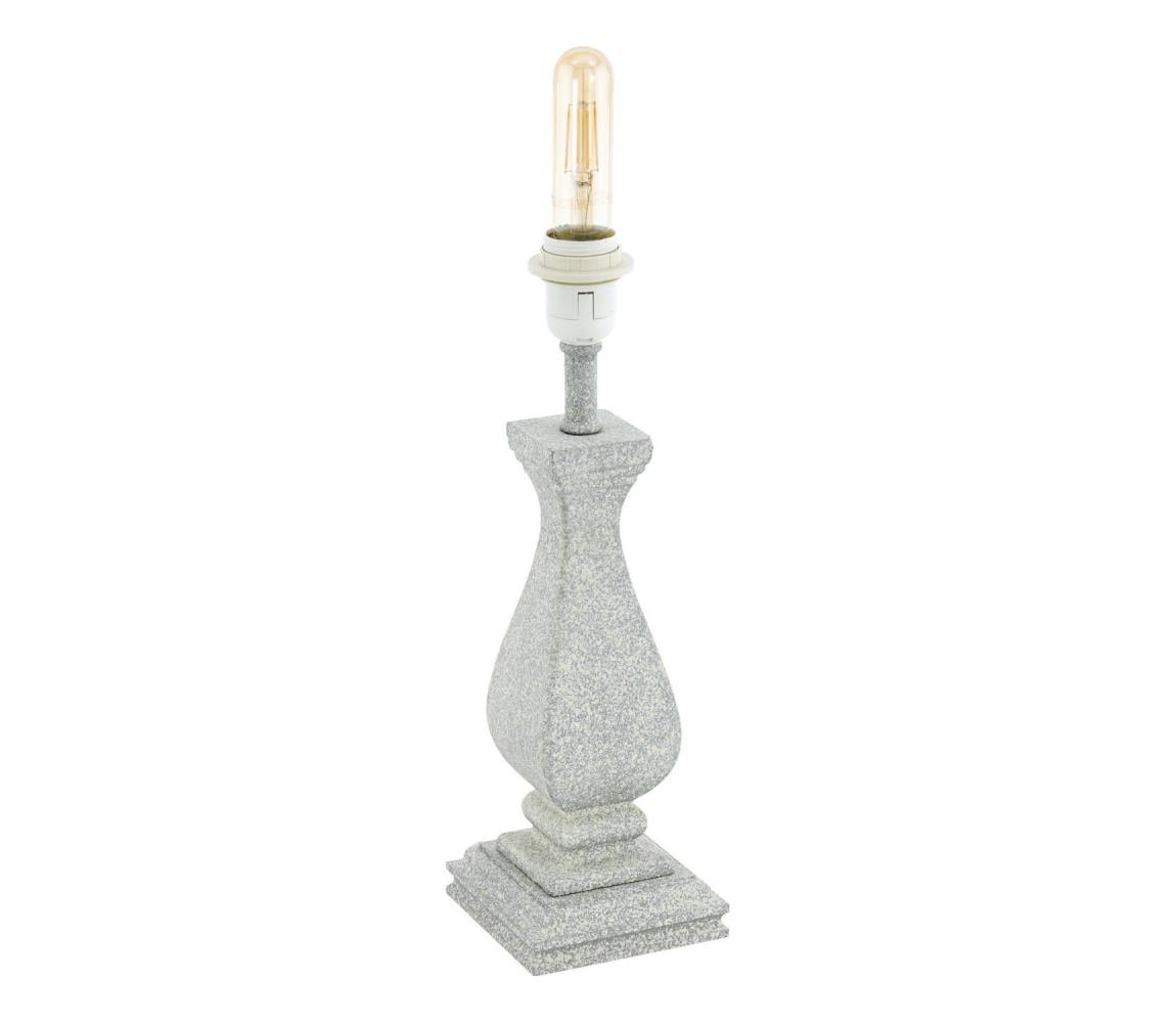 Eglo 33051 - Podstavec lampy 1xE27/60W/230V, sivý 33051