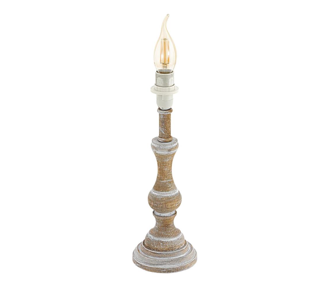 Eglo 33054 - Lampová noha 1xE14/40W/230V hnedá/patina 33054