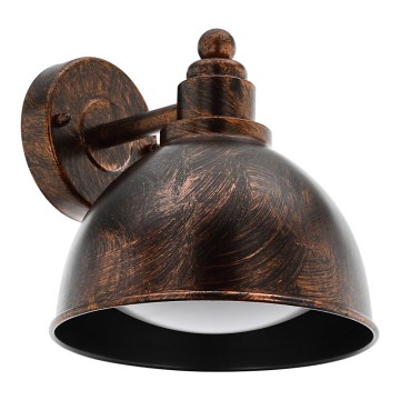 Eglo 33144 - Vonkajšie nástenné svietidlo AIROLA 1xE27/40W/230V IP44 bronz