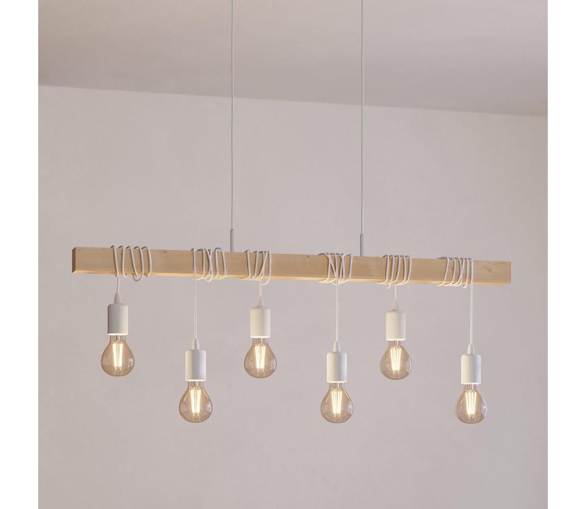 Eglo 33165 - Luster na lanku TOWNSHEND 6xE27/60W/230V