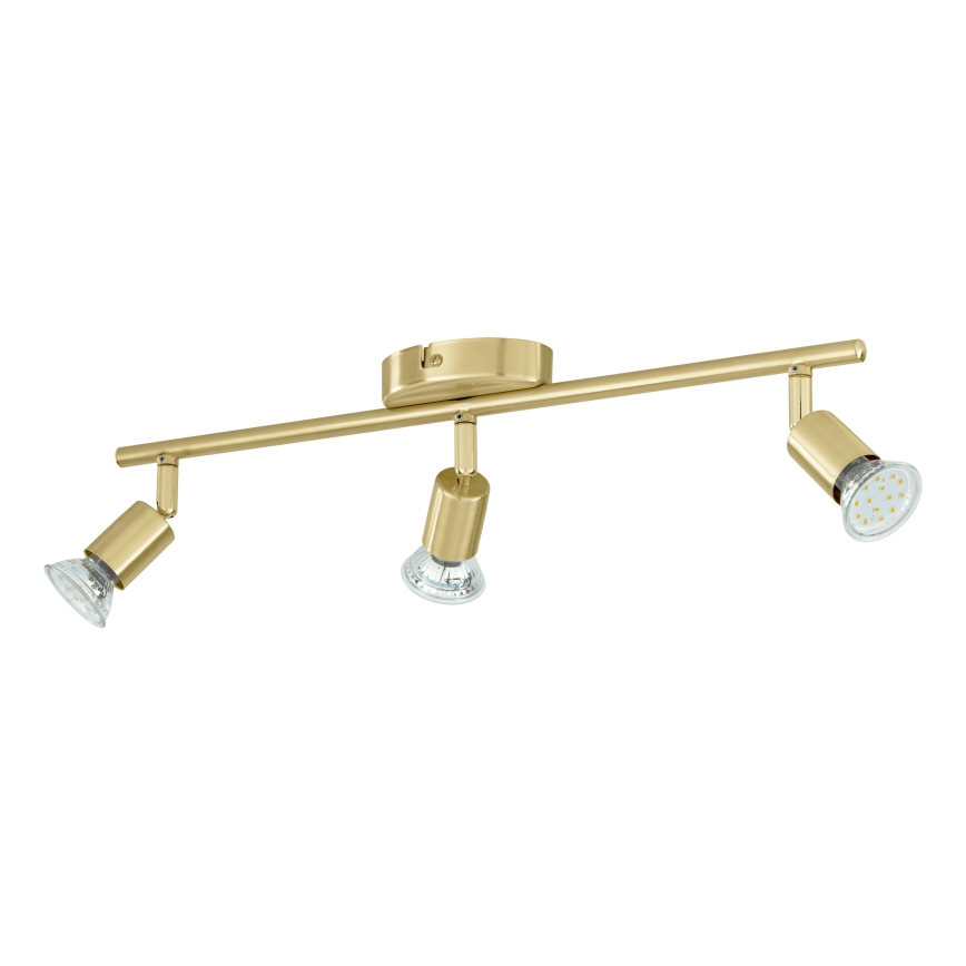Eglo - LED Bodové svietidlo 3xGU10/2,8W/230V 3000K zlatá