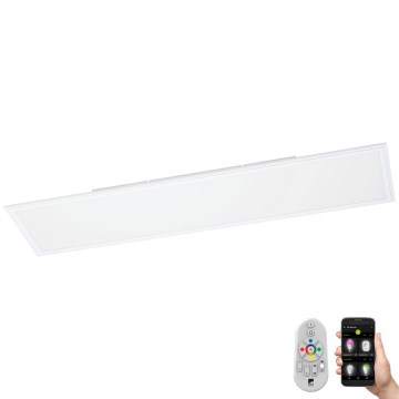 Eglo 33203 - LED RGBW Stmievateľný prisadený panel SALOBRENA LED/34W/230V + diaľkové ovládanie