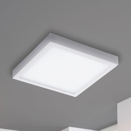 Eglo 33209 - LED RGBW stmievateľné stropné svietidlo FUEVA-C LED/21W/230V 2700-6500K 30x30 cm biela