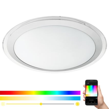 Eglo 33255 - LED RGBW stmievateľné stropné svietidlo COMPETA-C LED/17W/230V 2700-6500K priemer 43 cm