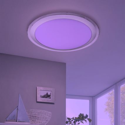Eglo 33255 - LED RGBW stmievateľné stropné svietidlo COMPETA-C LED/17W/230V 2700-6500K priemer 43 cm