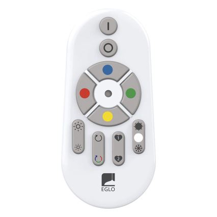 Eglo 33272 - LED RGBW Stmievateľné stropné svietidlo TOTARI-C LED/34W/230V 2700-6500K biela + diaľkové ovládanie