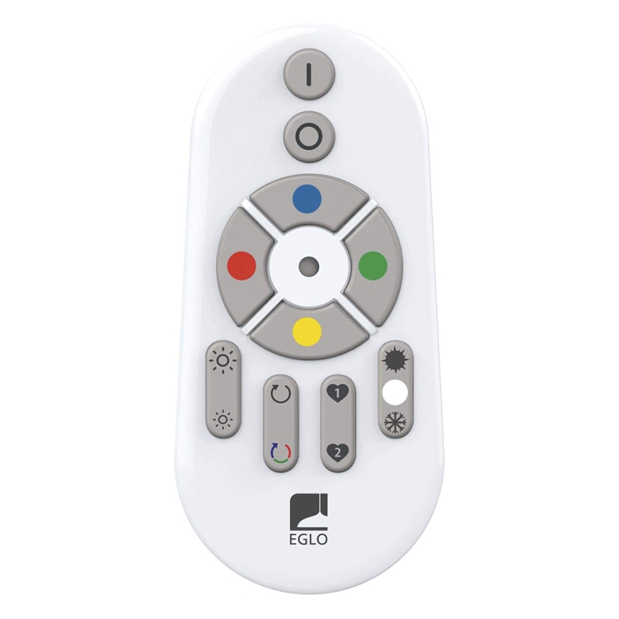 Eglo 33272 - LED RGBW Stmievateľné stropné svietidlo TOTARI-C LED/34W/230V 2700-6500K biela + diaľkové ovládanie