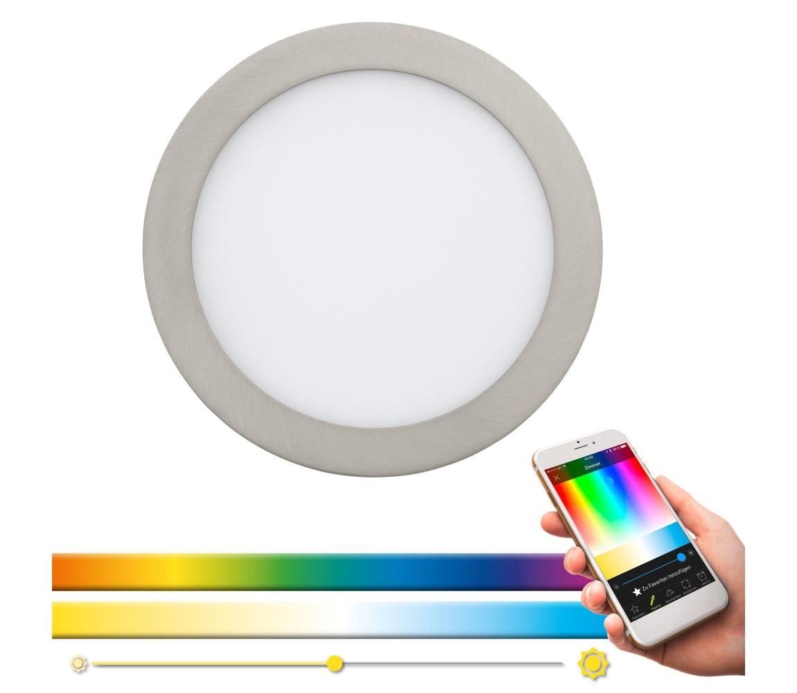Eglo 33317 - LED RGBW stmievateľné zapustené stropné svietidlo FUEVA-C LED/15,6W/230V pr. 22,5 cm 33317