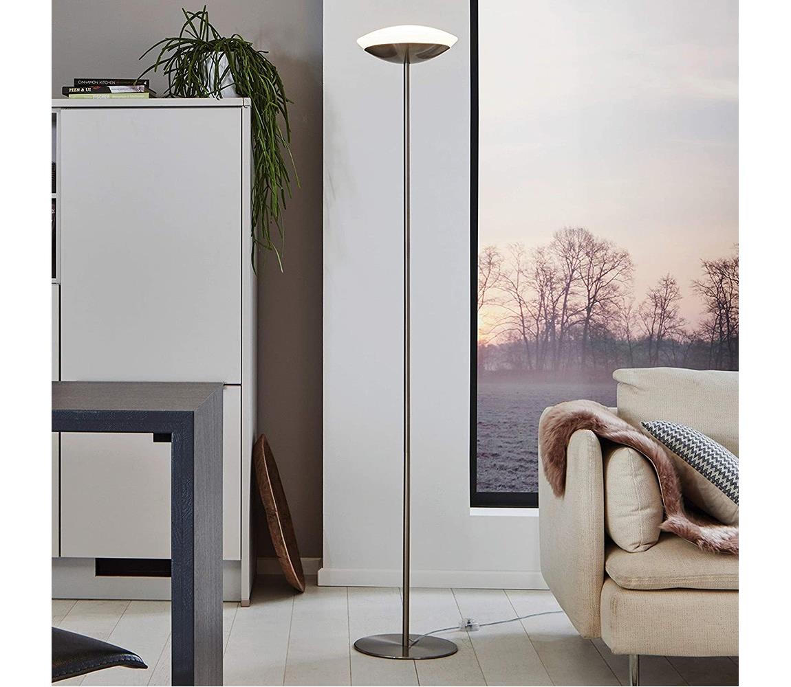 Eglo 33325 - LED RGBW stmievateľná stojacia lampa FRATTINA-C LED/18W/230V matný chróm 33325