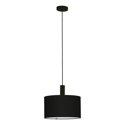 Eglo 33354 - Závesný luster AMANI na lane 1xE27/60W/230V pr. 38 cm čierna